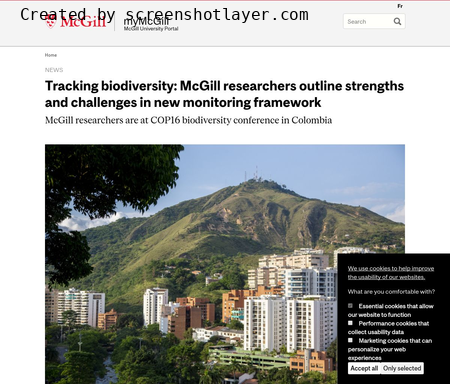 Tracking biodiversity: McGill researchers outline strengths and challenges in new monitoring framework