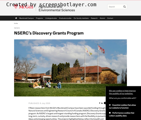 NSERC's Discovery Grants Program